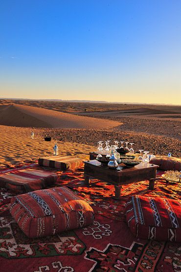 Glamping in the Sahara of Morocco